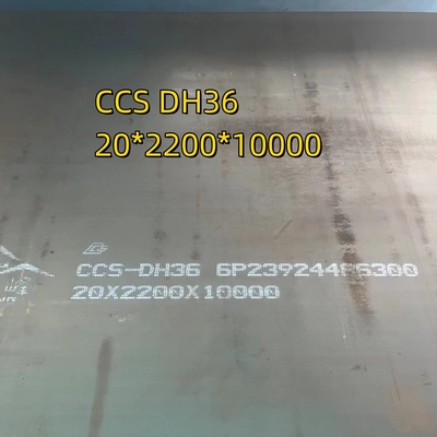 CCS DH36 ABS Stahl 2200 2500 mm Breite 8,10,12,14,16 mm Dicke DH36 Stahlplatte für Schiffswechsel
